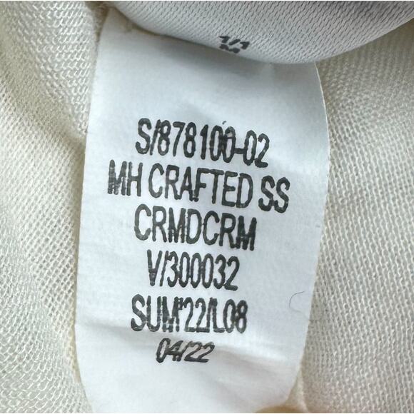 Old Navy Flutter Sleeve Shift Dress M Cream Lace Summer Coastal Cottage Coquette - Picture 14 of 15